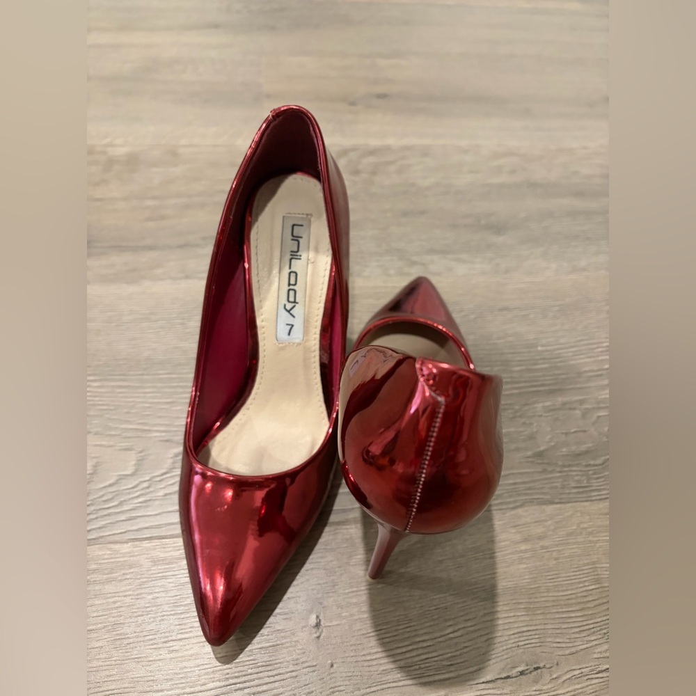 Unlisted Red Women's Heels - Picture 5 of 7